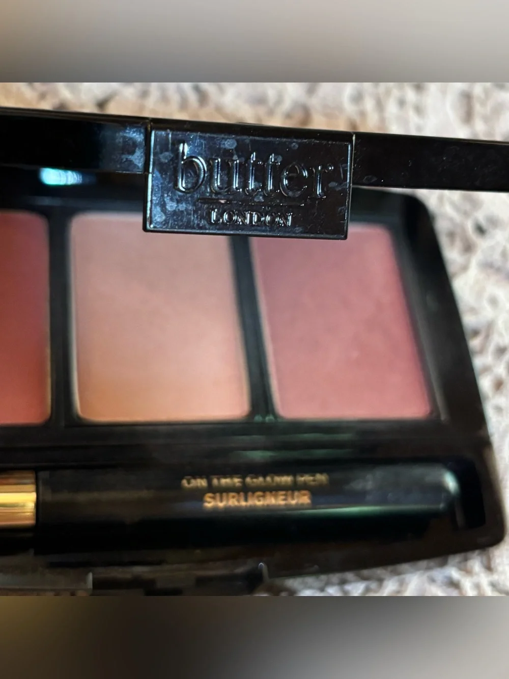 butter London Blush Clutch ‘JUST DARLING’ Trio w/On The Glow Pen NEW without box